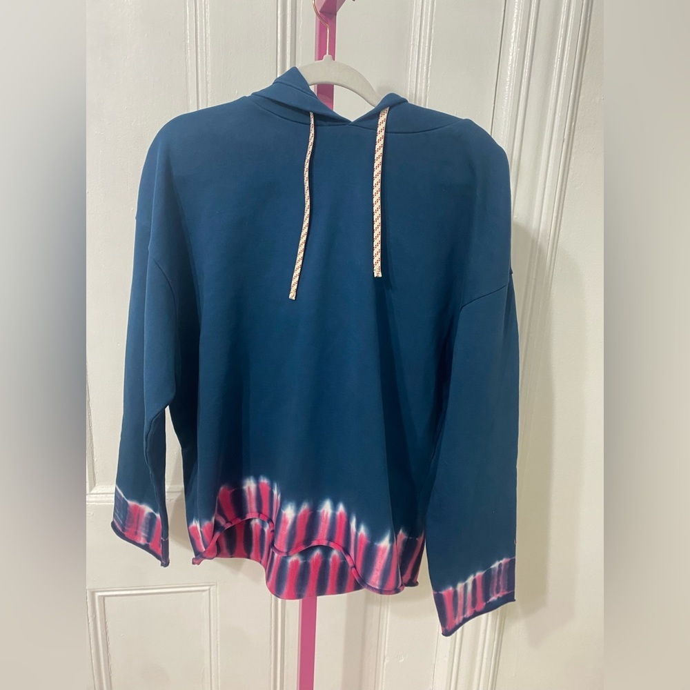 NWT SCOTCH & SODA Blue Tie-Dye Hoodie
